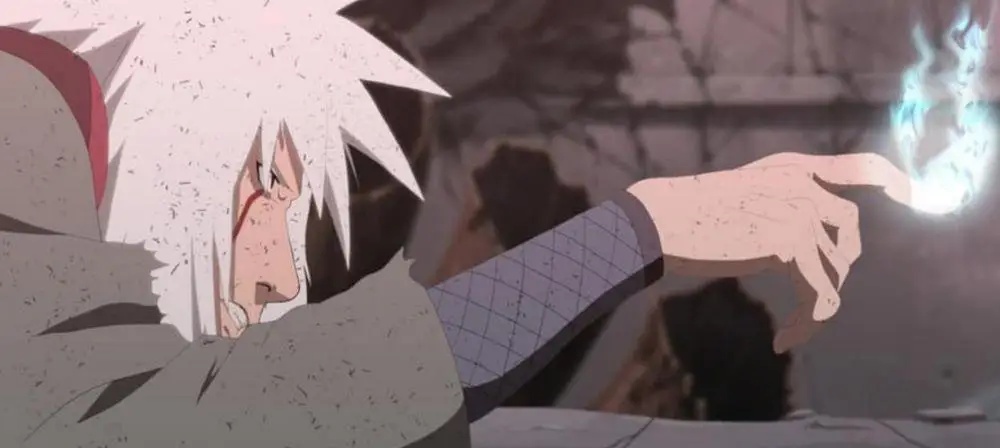 Momen akhir Jiraiya. (Dok. Pierrot/Naruto Shippuden)
