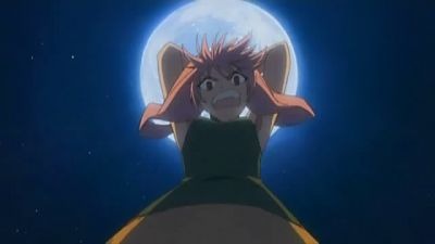 Karin's Grandmother Doing a Haruko Haruhara