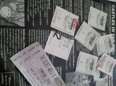 Stubs, all my stubs