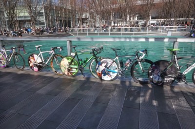 Girls on bikes