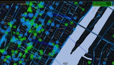 The Ingress world of Manhattan